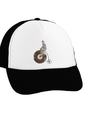 Na čem ujíždíš kšiltovka truckerka Black cap