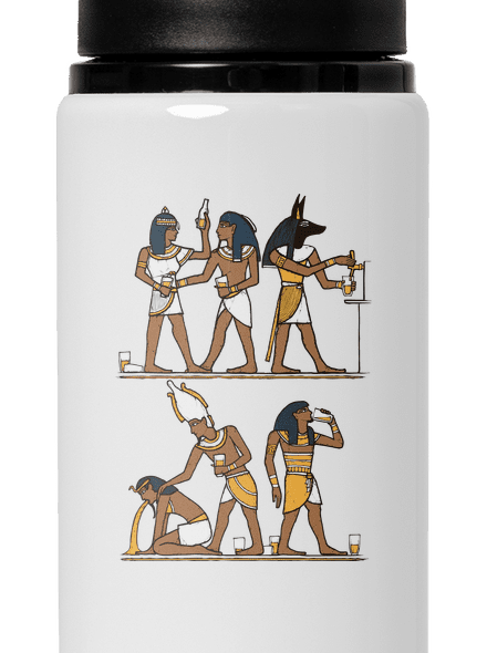Egyptská párty lahev na vodu White