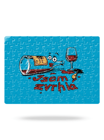 Zvrhlá puzzle White