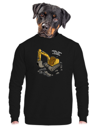 unisex mikina bez kapuce