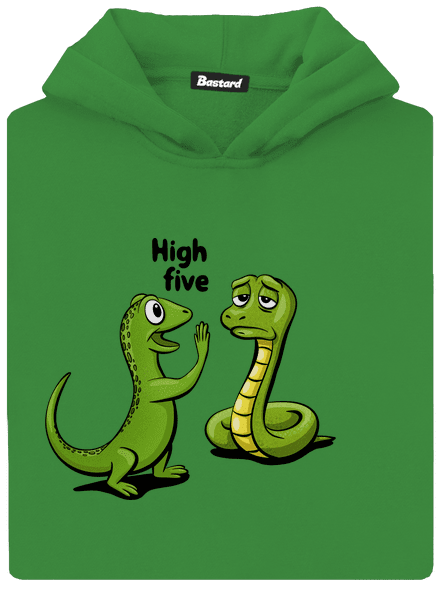 High Five dětská mikina klokanka Kelly Green AWD