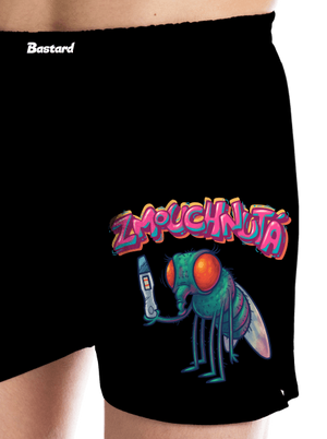 Zmouchnutá pánské trenky Black