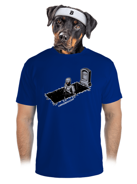 Hrobocop pánské sportovní tričko Royal Blue Mal