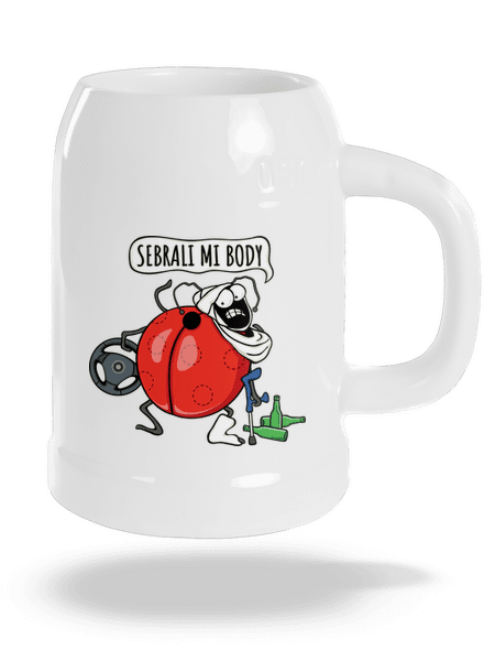 Sebrali mi body půllitr White