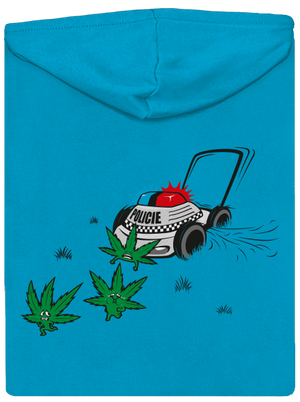 Ganja krize dámská mikina na zip Blue Atol