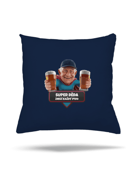 Super děda polštář Dark Navy