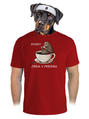 V pressu pánské sportovní tričko Red Mal