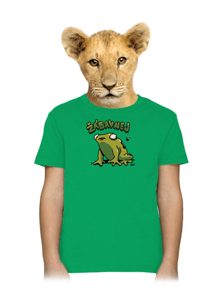 Žábavní dětské tričko Kelly Green