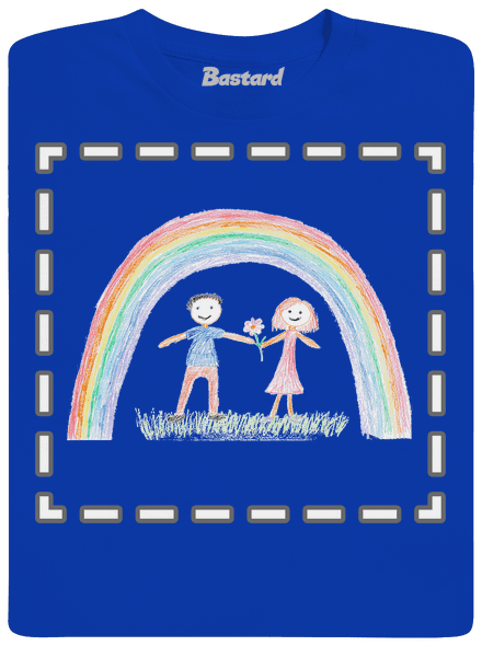 Dětské kresby - nahraj vlastní pánské dlouhý rukáv Royal Blue