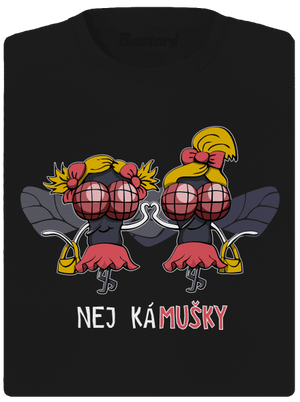 Nej kámušky dámské sportovní tričko Black