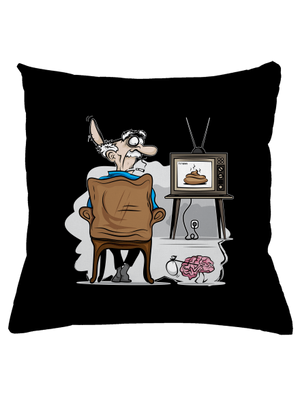 TV News polštář Black