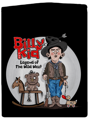 Billy The Kid dámská mikina na zip Black