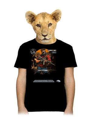 B17: Counter Strike dětské tričko Black