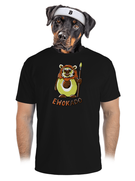 Ewokado pánské sportovní tričko Black
