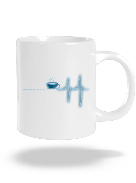 Coffee help velký hrnek White