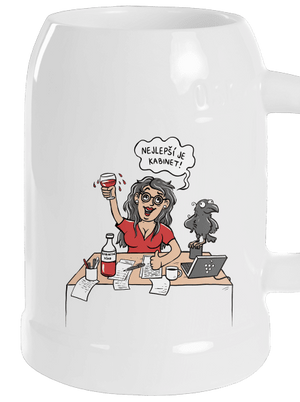 Kabinet půllitr White