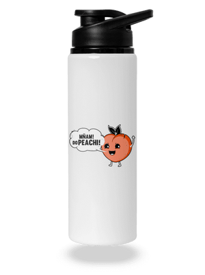 Mňam do peachi lahev na vodu White