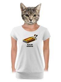 dámské tričko s lemem