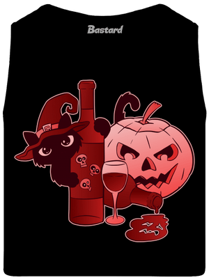 Hello, víno pánské tílko Black