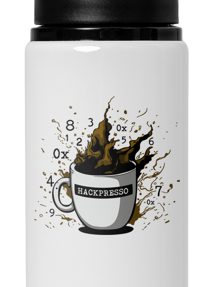 Hackpresso  lahev na vodu White