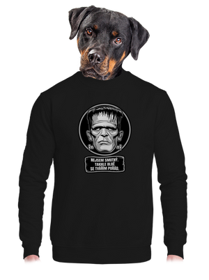 unisex mikina bez kapuce