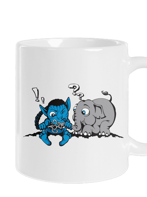 Error 501 klasický hrnek White