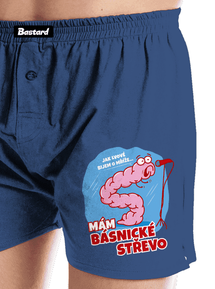 Básnické střevo pánské trenky Blue