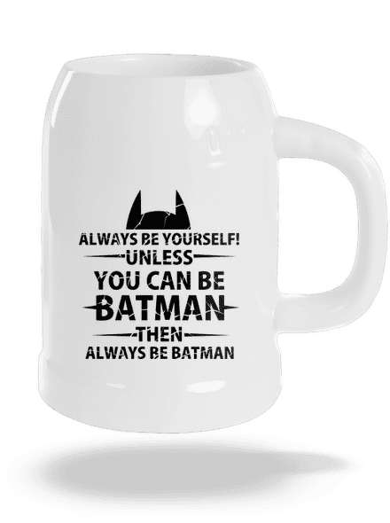 Batman půllitr White