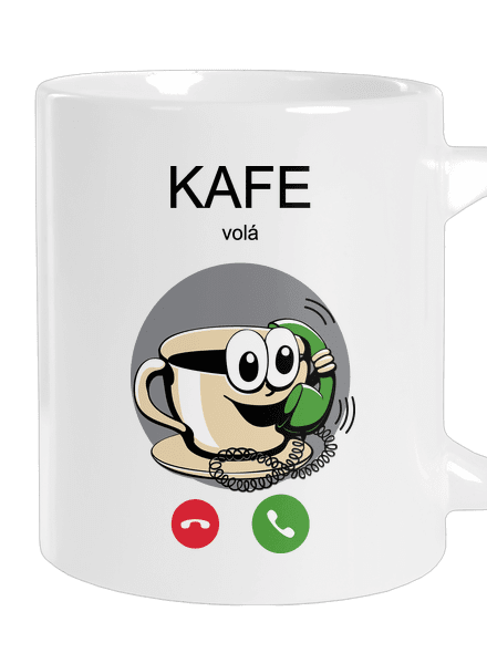 Kafe volá velký hrnek White
