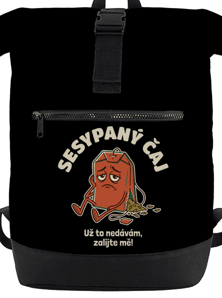 Sesypaný čaj batoh Black