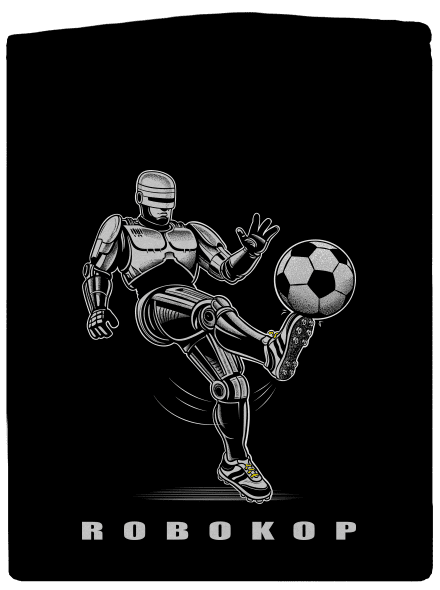 Robokop dámská mikina na zip Black