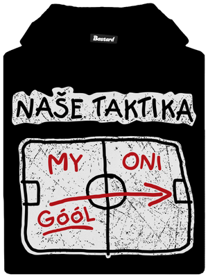 Naše taktika dětská mikina klokanka Black