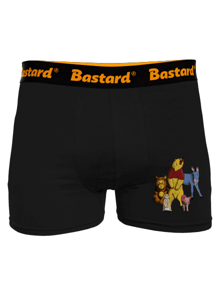 Medvídek boxerky Black