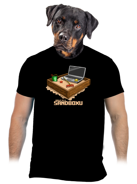Sandbox pánské tričko Black