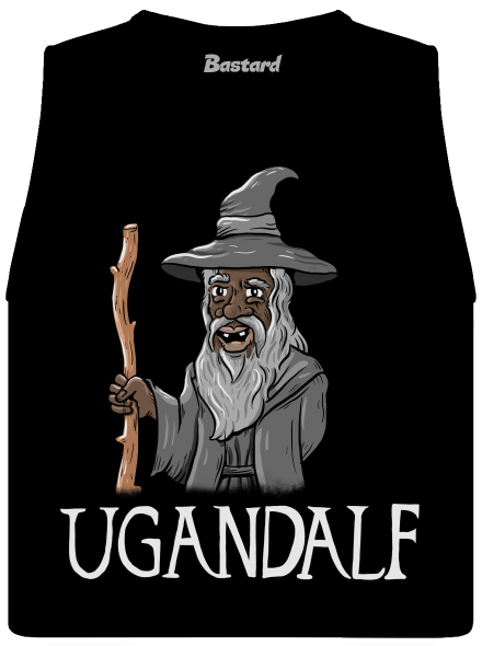 Ugandalf dámské tílko volné Black