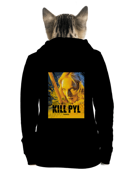 Kill pyl dámská mikina na zip Black