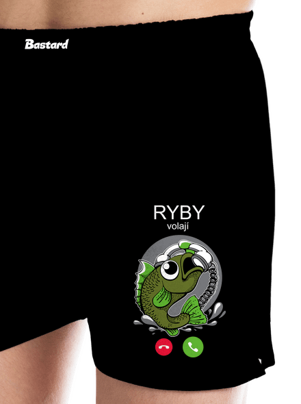 Ryby volají pánské trenky Black