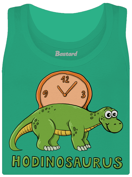 Hodinosaurus dámské tílko klasické Mint Mal