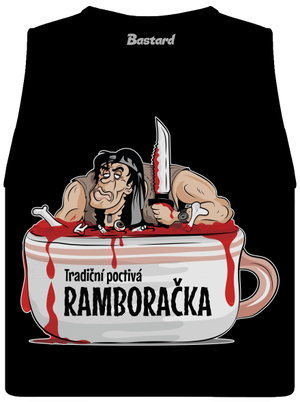 Ramboračka dámské tílko volné Black