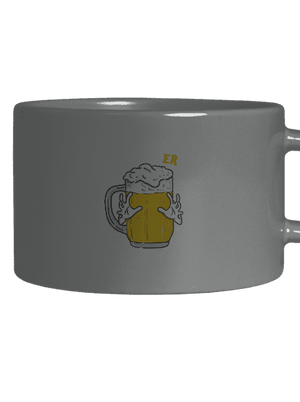 I wanna beer hrnek makronka Grey Macaron