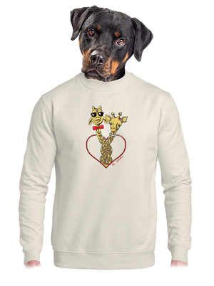 unisex mikina bez kapuce