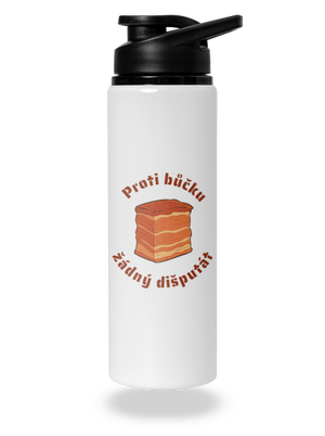 Proti bůčku žádný dišputát lahev na vodu White