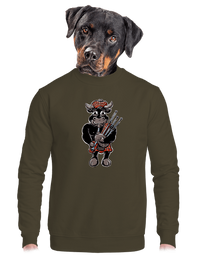 unisex mikina bez kapuce