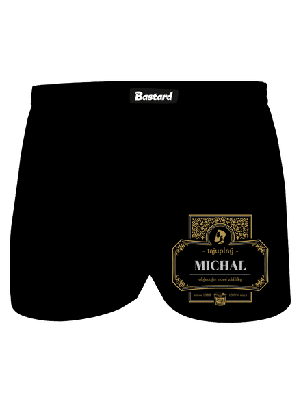 Alkoholová etiketa pánské trenky Black