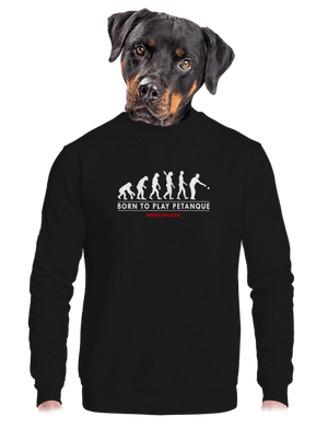 unisex mikina bez kapuce