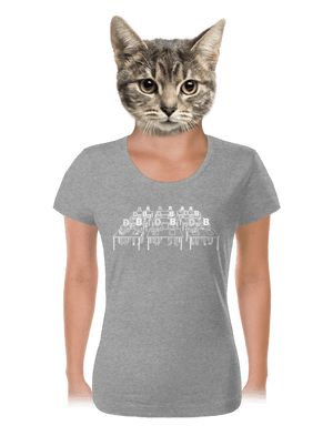 Cimrman: Debil, blbeček dámské tričko Dark Gray Melange