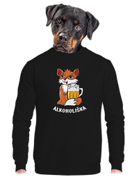 unisex mikina bez kapuce