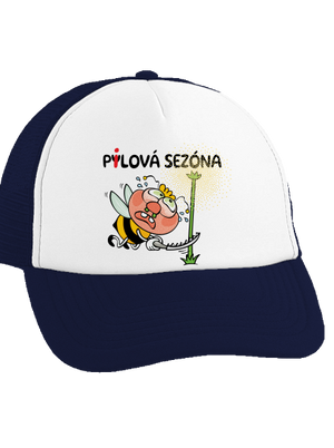 Pylová sezóna kšiltovka truckerka French Navy cap