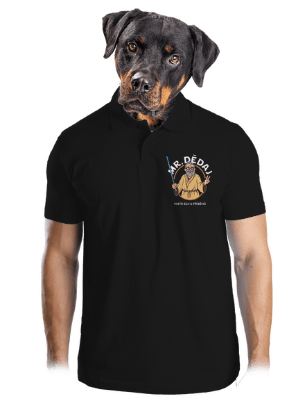 Mr. Dědaj pánská polokošile Black