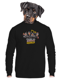 unisex mikina bez kapuce